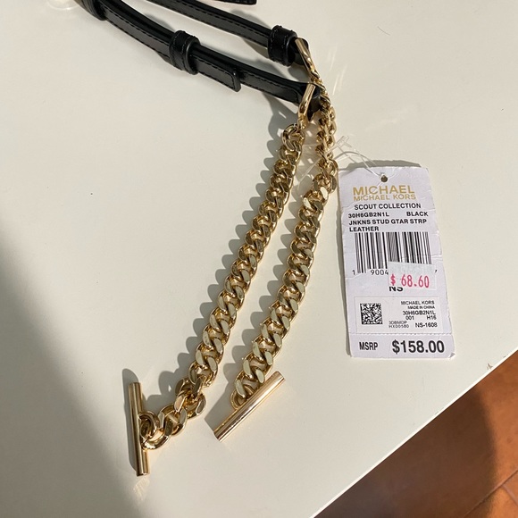 Michael Kors Studded Handbag Guitar Strap - Picture 6 of 13